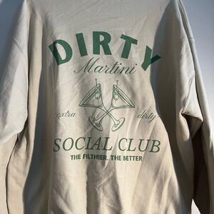 BRAND NEW dirty martini club hoodie